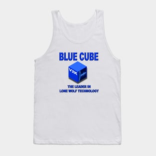 Blue Cube Tee Tank Top